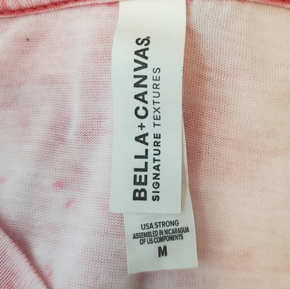 Bella Canvas Cotton Blend Burnout XO T Shirt - Picture 6 of 7